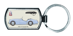 Triumph TR3 1955-57 (disc wheels) Keyring 4